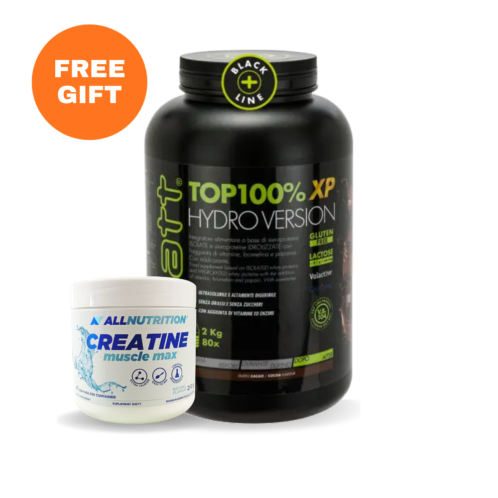 Proteine Whey Idrolizzate +Watt Top 100% XP (2 kg - 80 porz.)