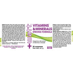 Vitamins & Minerals Strong Formula