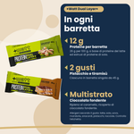 +Watt Protein Dual Layer+ bars, benefits per bar (Italian version)