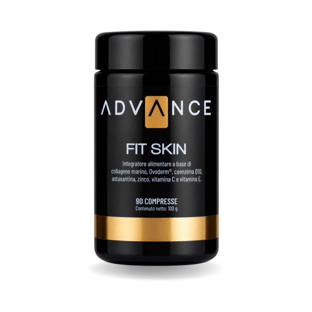 +Watt Fit Skin 90 tablets jar, front view