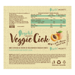 Veggie Ciok Vegan Bar +Watt (40 g), Geschmack Aprikose, Rückseite der Verpackung