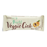 Veggie Ciok Vegan Bar +Watt (40 g), Geschmack Aprikose, Vorderseite der Verpackung