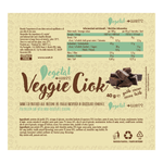 Veggie Ciok Vegan Bar +Watt (40 g), Geschmack Kakao, Rückseite der Verpackung
