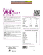 Whey Protein Konzentrat 80 +Watt (750 g – 30 Port.), Kokos, Rückseite