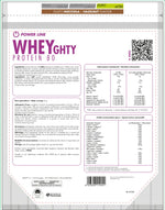 Whey Protein Konzentrat 80 +Watt (750 g – 30 Port.), Haselnuss, Rückseite
