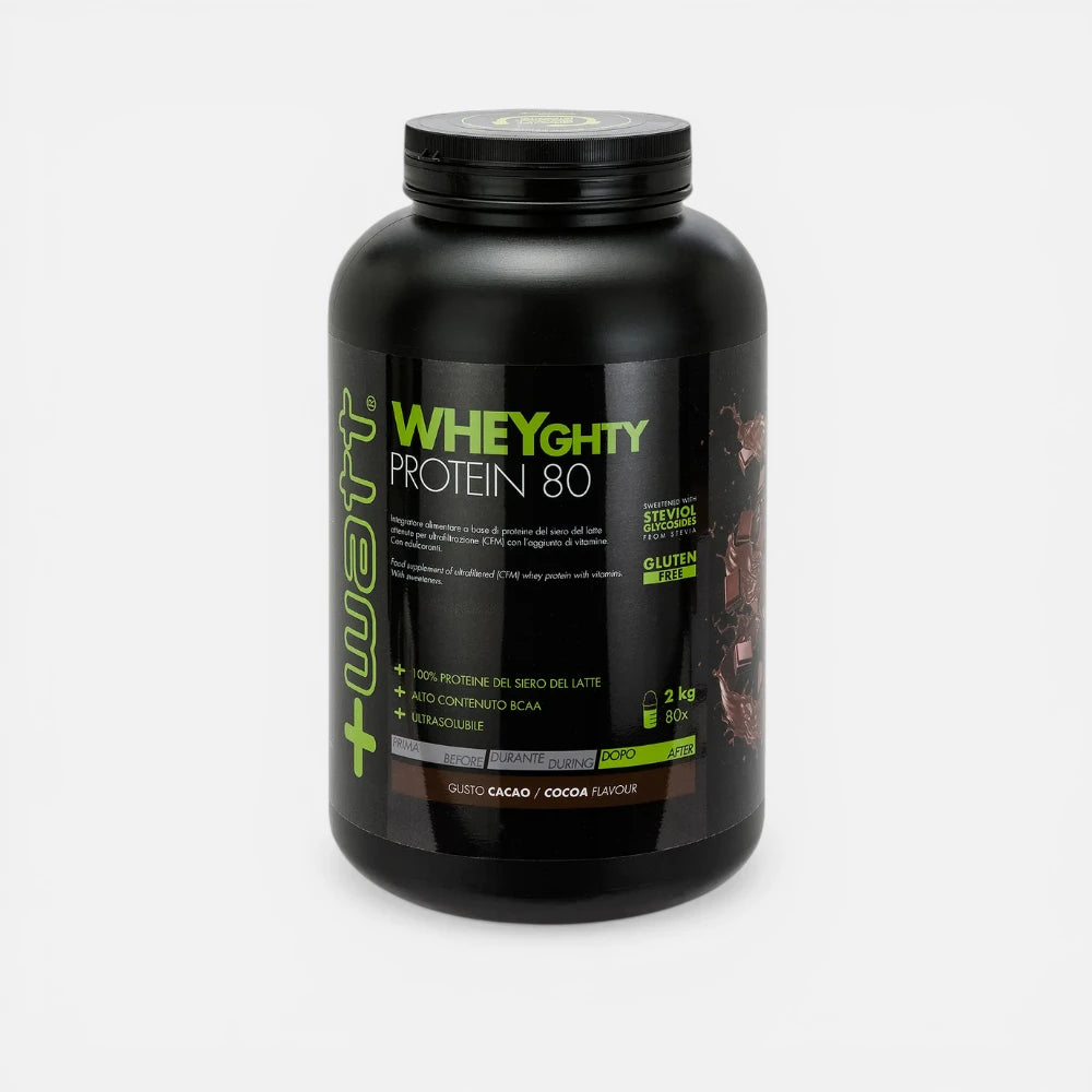 Proteine Whey Concentrate 80 +Watt (2 kg – 80 porz)