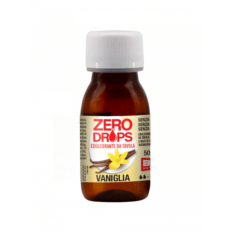 Zero Drops Edulcorante Liquido Zero Kcal 50ml gusto Vanilla