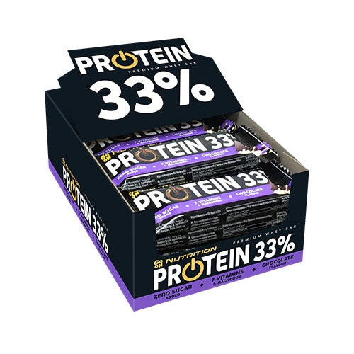 Protein Bar 33% - No Added Sugar - chocolate 25x50g - Go On Nutrition