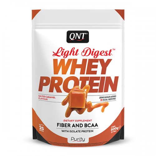 Light Digest Whey Protein Salted Caramel 500g - QNT Sport Nutrition