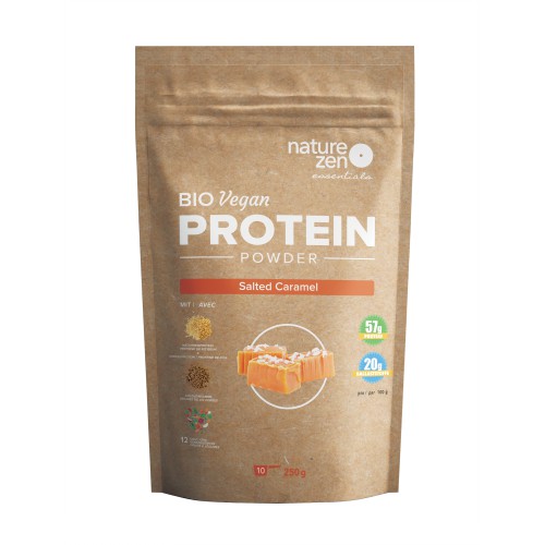 Proteine Biologiche Vegetali Caramello Salato 250g - Nature Zen