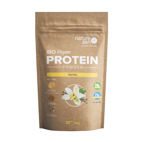 Proteine Biologiche Vegetali Vanilla 250g - Nature Zen
