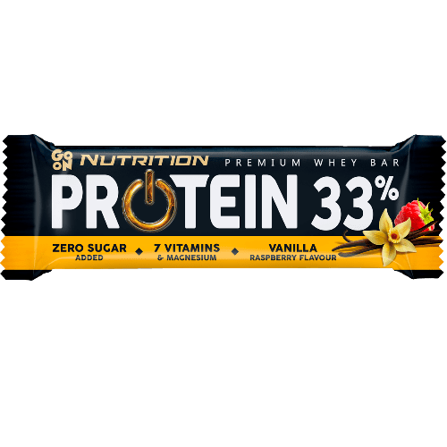 Protein Bar 33% - No Added Sugar - Vanilla - 50g - Go On Nutrition